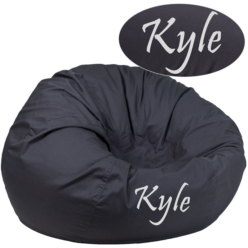 Personalized Oversized Bean Bag Chair-Oversized Bean Bag-Flash Furniture-Wall2Wall Furnishings