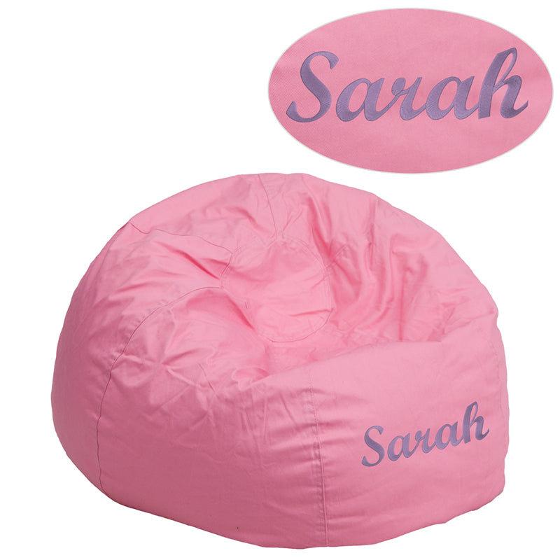 Personalized Small Kids Bean Bag Chair-Kids Small Bean Bag-Flash Furniture-Wall2Wall Furnishings
