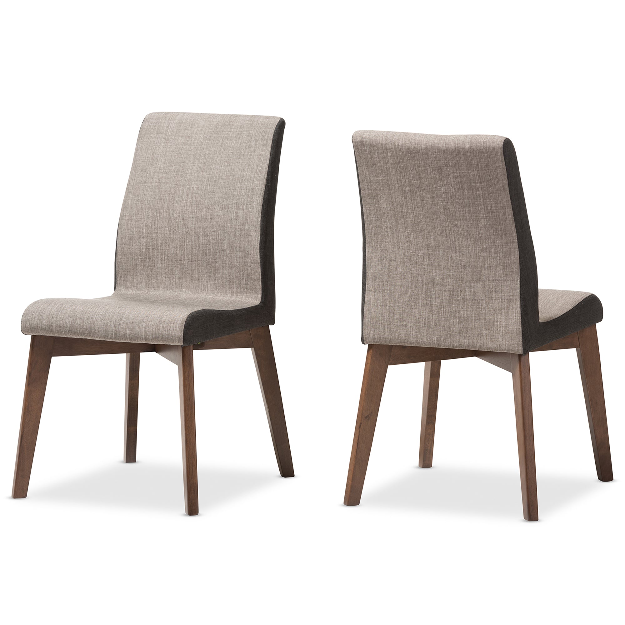 Kimberly Mid-Century Dining Chairs Set of 2-Dining Chairs-Baxton Studio - WI-Wall2Wall Furnishings