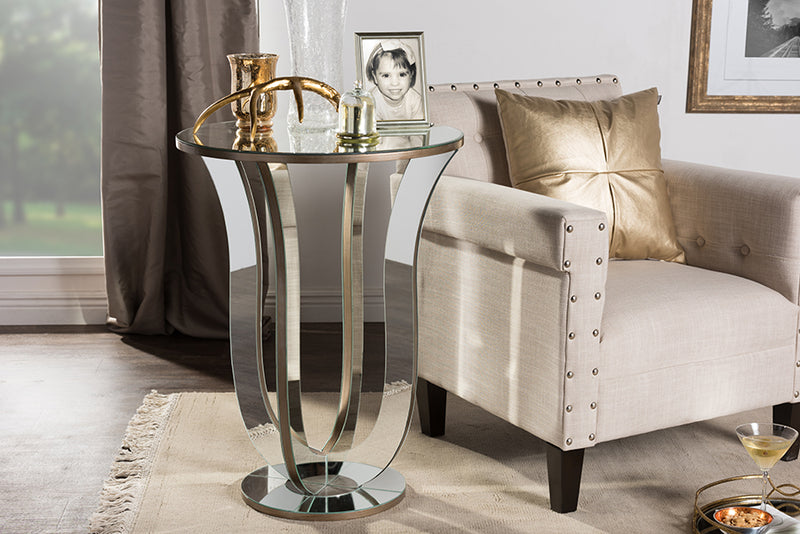 Kylie Contemporary Side Table-Side Table-Baxton Studio - WI-Wall2Wall Furnishings