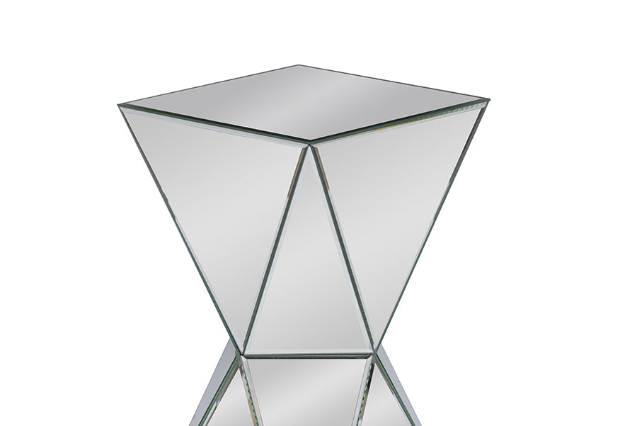 Rebecca Contemporary End Table Multi-Faceted-End Table-Baxton Studio - WI-Wall2Wall Furnishings