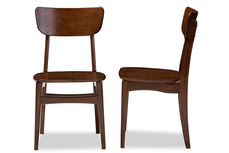 Netherlands Scandinavian Dining Chairs Set of 2-Dining Chairs-Baxton Studio - WI-Wall2Wall Furnishings