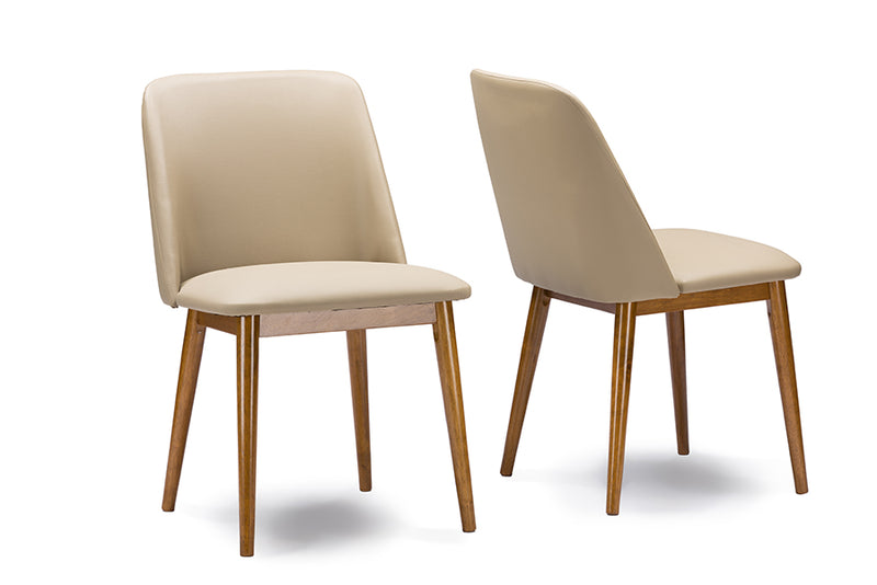 Lavin Mid-Century Dining Chairs Set of 2-Dining Chairs-Baxton Studio - WI-Wall2Wall Furnishings