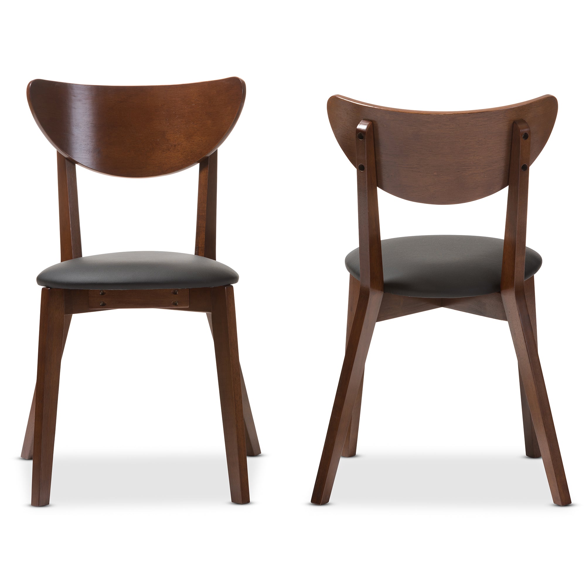 Sumner Mid-Century Dining Chairs-Dining Chairs-Baxton Studio - WI-Wall2Wall Furnishings