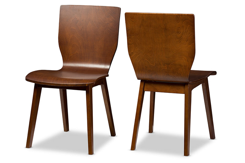 Elsa Scandinavian Dining Chairs Set of 2-Dining Chairs-Baxton Studio - WI-Wall2Wall Furnishings