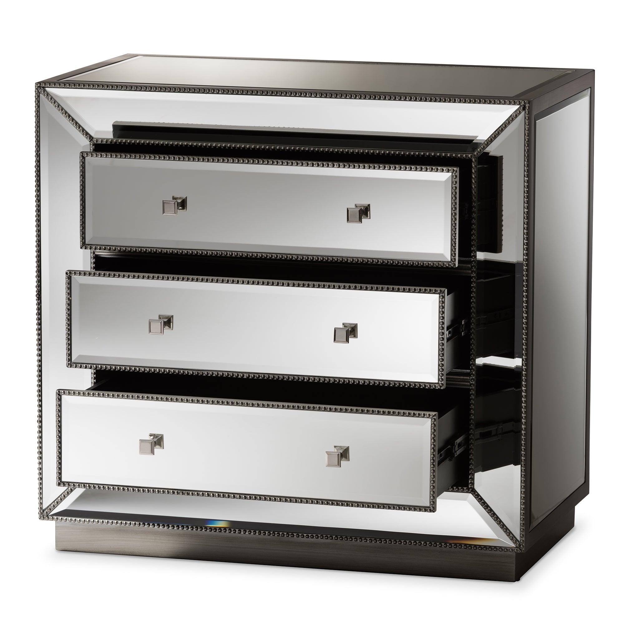 Edeline Glam Dresser 3-Drawer-Dresser-Baxton Studio - WI-Wall2Wall Furnishings