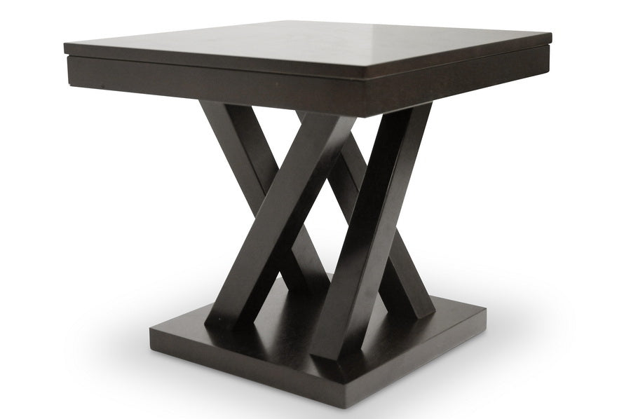 Everdon Transitional End Table-End Table-Baxton Studio - WI-Wall2Wall Furnishings