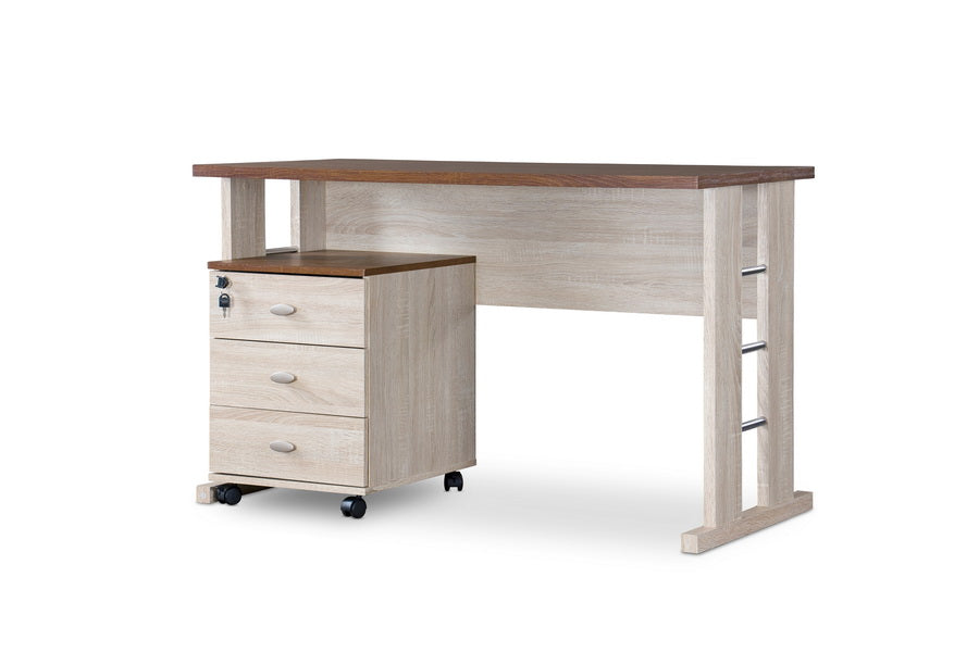 Woodrow Contemporary Desk-Desk-Baxton Studio - WI-Wall2Wall Furnishings