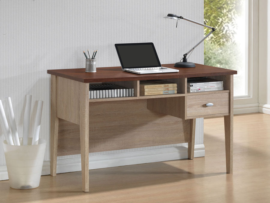 Tyler Contemporary Desk-Desk-Baxton Studio - WI-Wall2Wall Furnishings