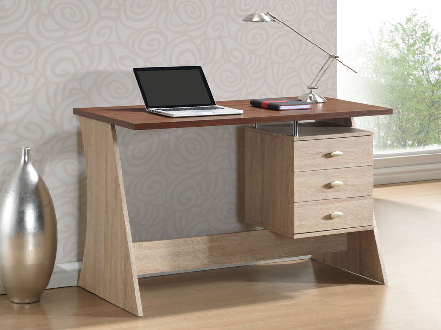 Parallax Contemporary Desk-Desk-Baxton Studio - WI-Wall2Wall Furnishings