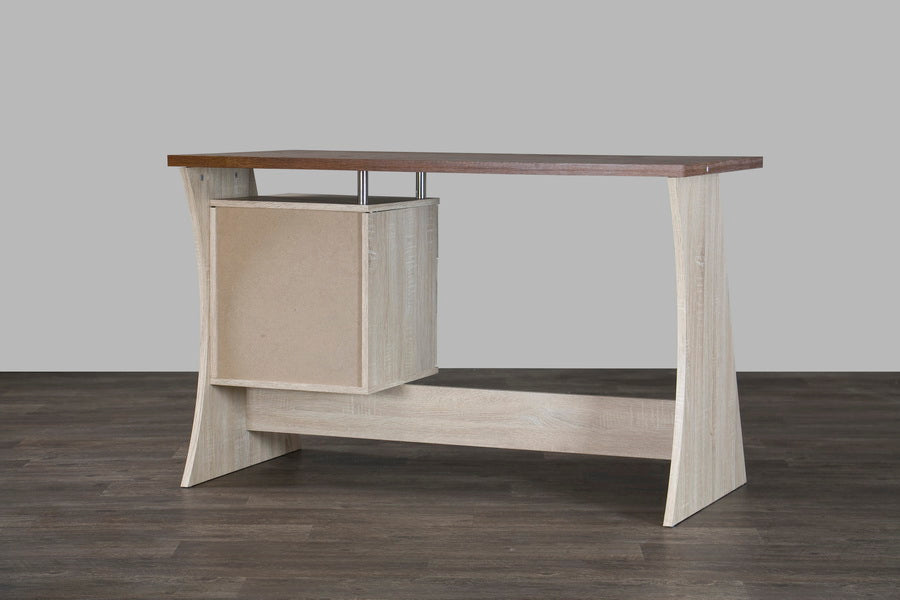 Parallax Contemporary Desk-Desk-Baxton Studio - WI-Wall2Wall Furnishings