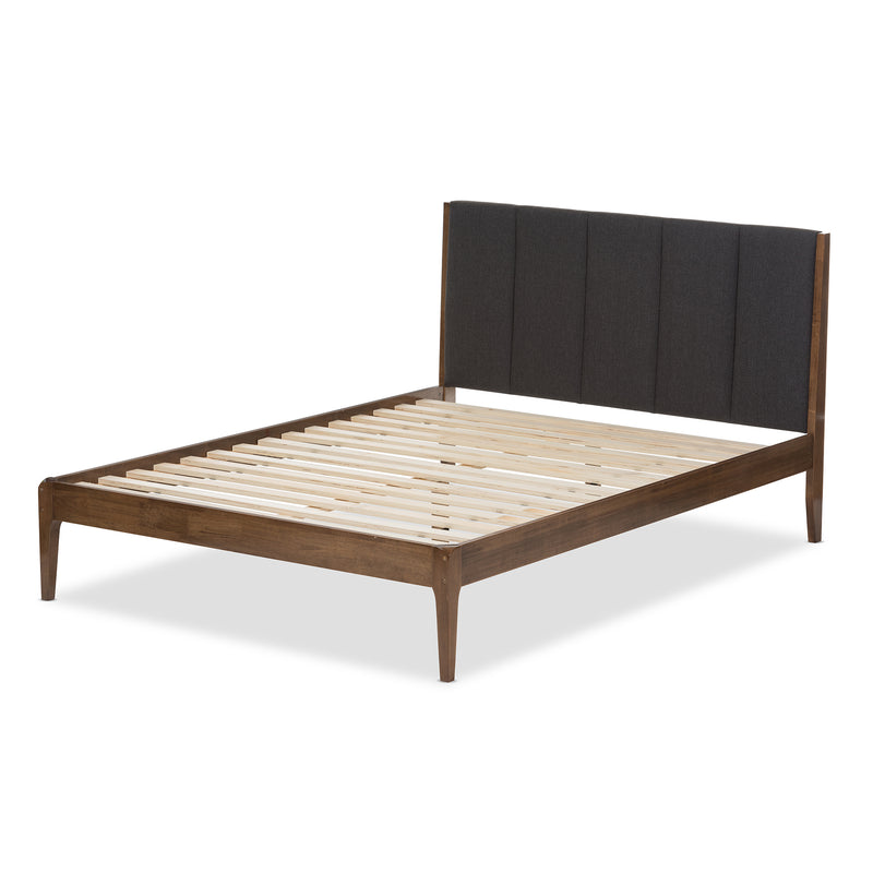 Ember Mid-Century Bed-Bed-Baxton Studio - WI-Wall2Wall Furnishings