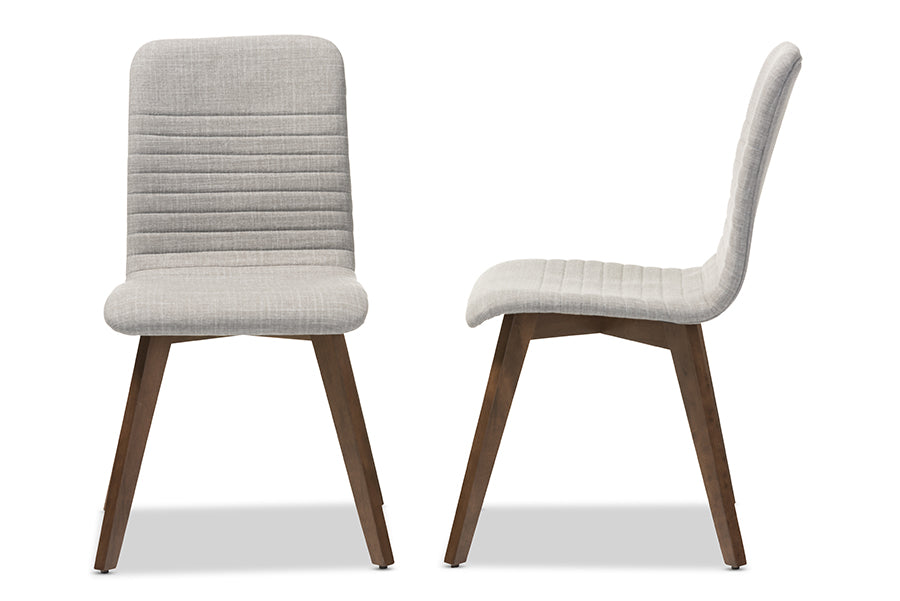 Sugar Scandinavian Dining Chairs Set of 2-Dining Chairs-Baxton Studio - WI-Wall2Wall Furnishings