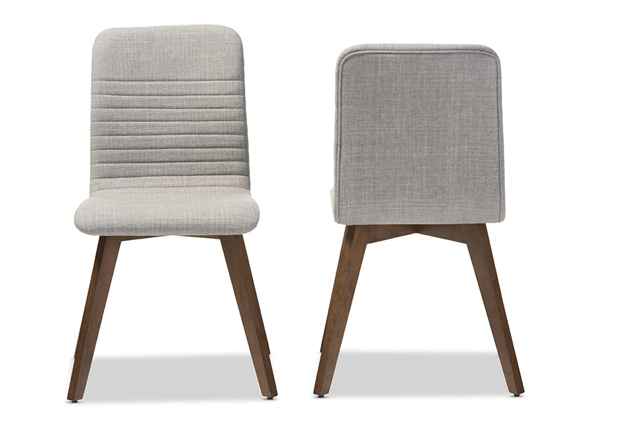 Sugar Scandinavian Dining Chairs Set of 2-Dining Chairs-Baxton Studio - WI-Wall2Wall Furnishings