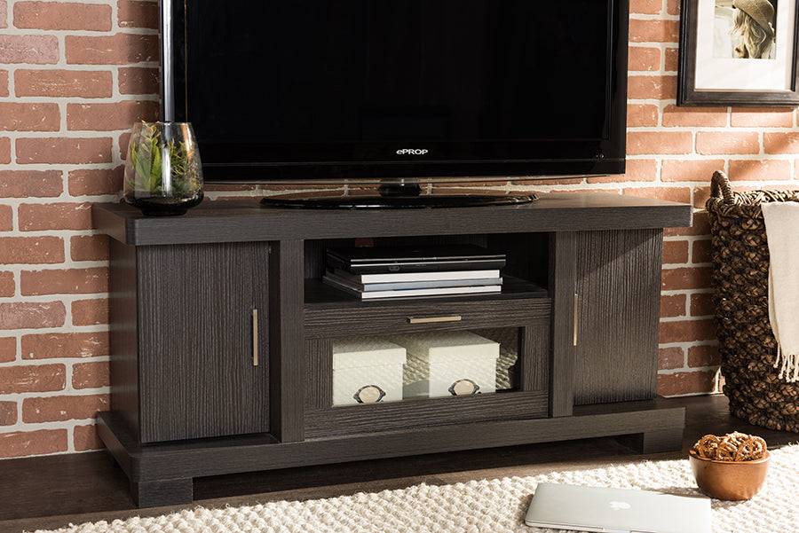 Viveka Contemporary TV Stand 47-Inch with 2 Doors-TV Stand-Baxton Studio - WI-Wall2Wall Furnishings