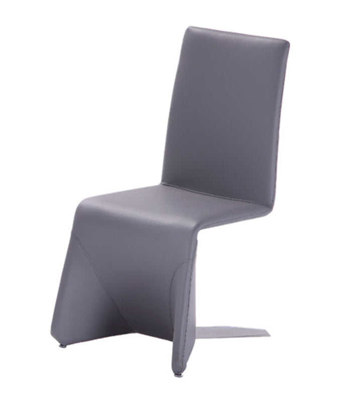 Nisse - Contemporary Leatherette Dining Chair (Set of 2)-Dining Chair-VIG-Wall2Wall Furnishings