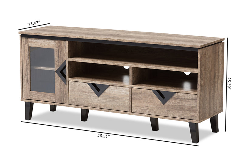 Cardiff Contemporary TV Stand 55-Inch-TV Stand-Baxton Studio - WI-Wall2Wall Furnishings