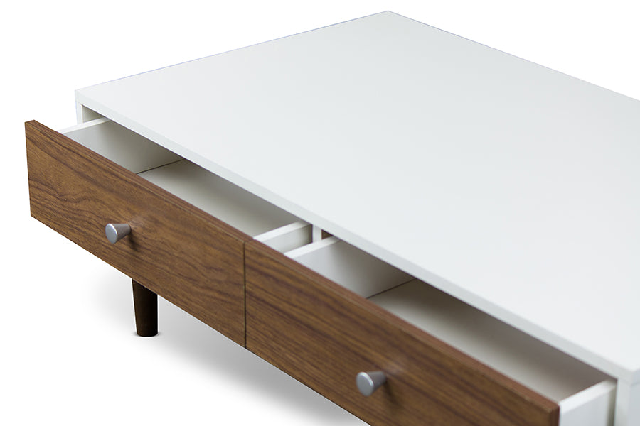 Gemini Contemporary Coffee Table-Coffee Table-Baxton Studio - WI-Wall2Wall Furnishings
