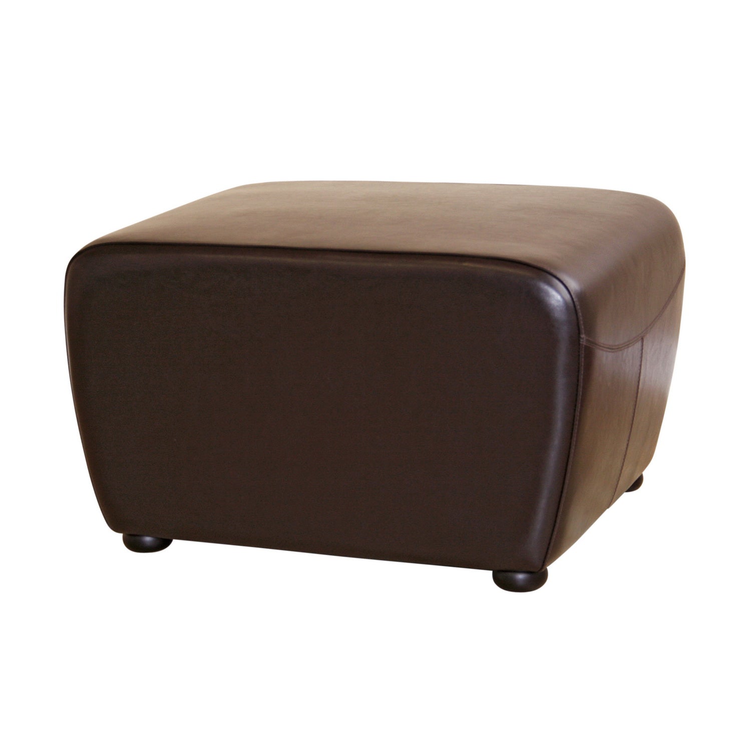 Baxton Studio FauxOttoman with Rounded Sides-Ottoman-Baxton Studio - WI-Wall2Wall Furnishings