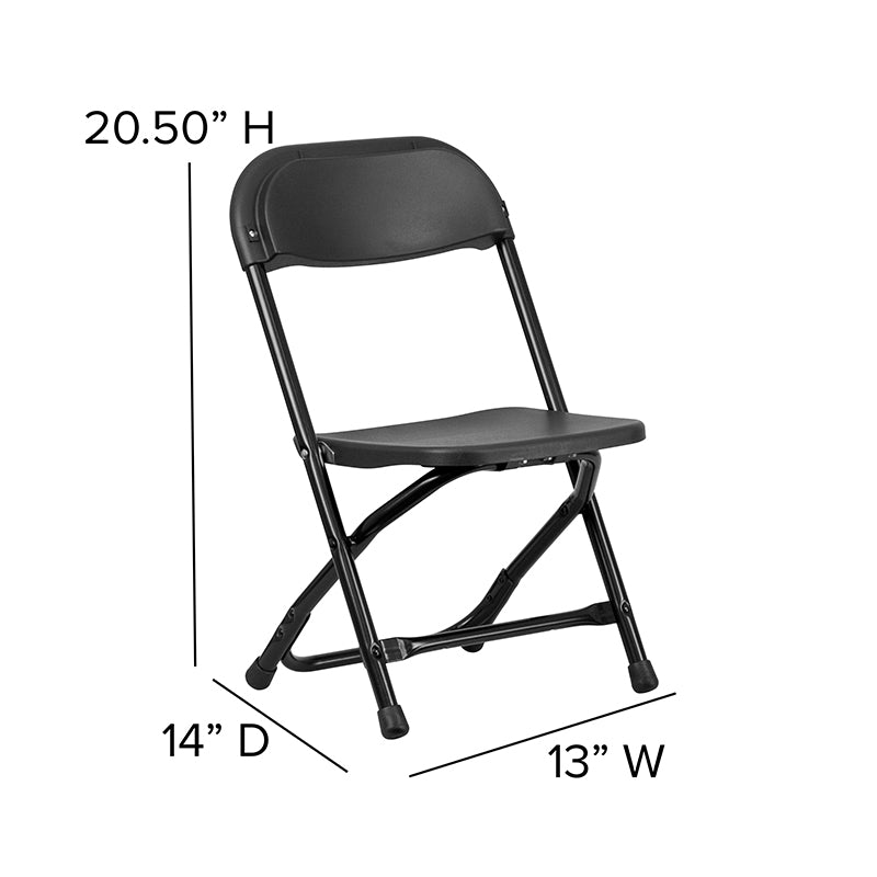 Kids Plastic Folding Chair-Kids Plastic Folding Chair-Flash Furniture-Wall2Wall Furnishings