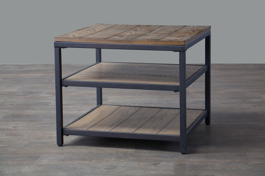 Caribou Vintage Industrial End Table-End Table-Baxton Studio - WI-Wall2Wall Furnishings