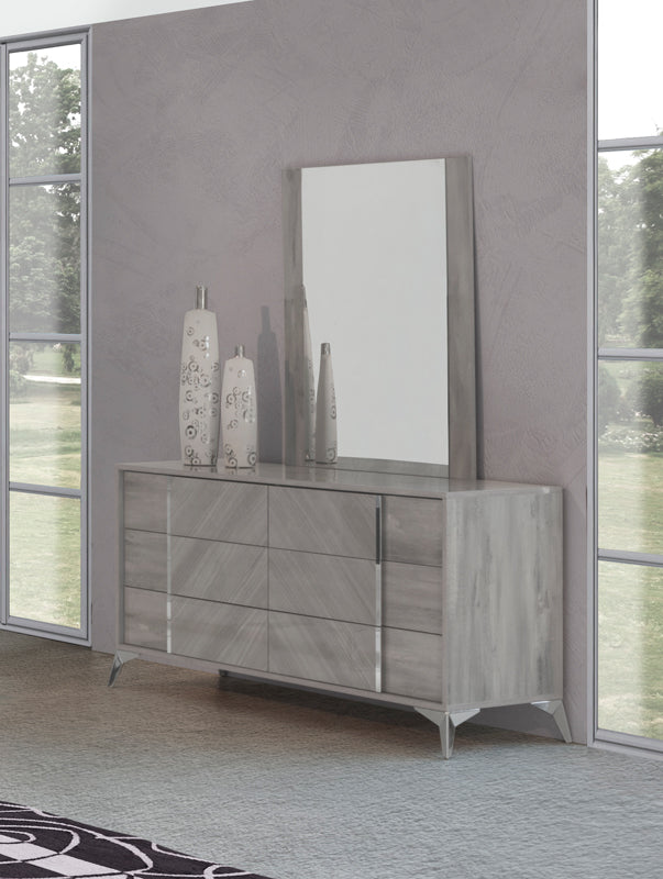Nova Domus Alexa Italian Modern Grey Mirror-Mirror-VIG-Wall2Wall Furnishings