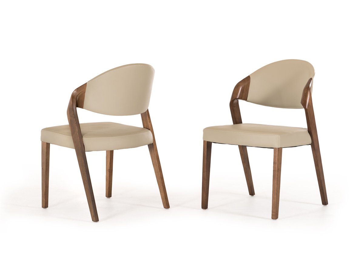 Modrest Arlo Mid-Century Dining Chair (Set of 2)-Dining Chair-VIG-Wall2Wall Furnishings