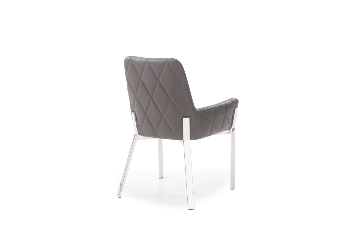 Modrest Robin Modern Bonded Leather Dining Chair-Dining Chair-VIG-Wall2Wall Furnishings