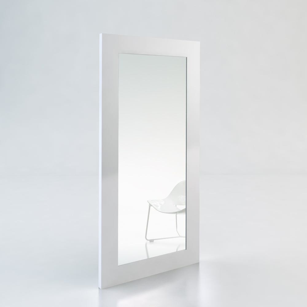 Modrest Beth - Modern White Floor Mirror-Mirror-VIG-Wall2Wall Furnishings