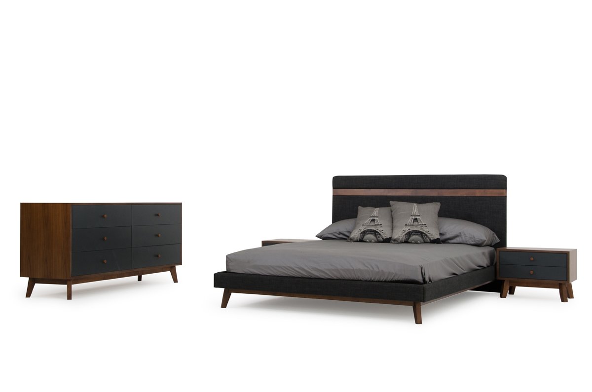 Nova Domus Dali Modern Fabric Bed-Bed-VIG-Wall2Wall Furnishings