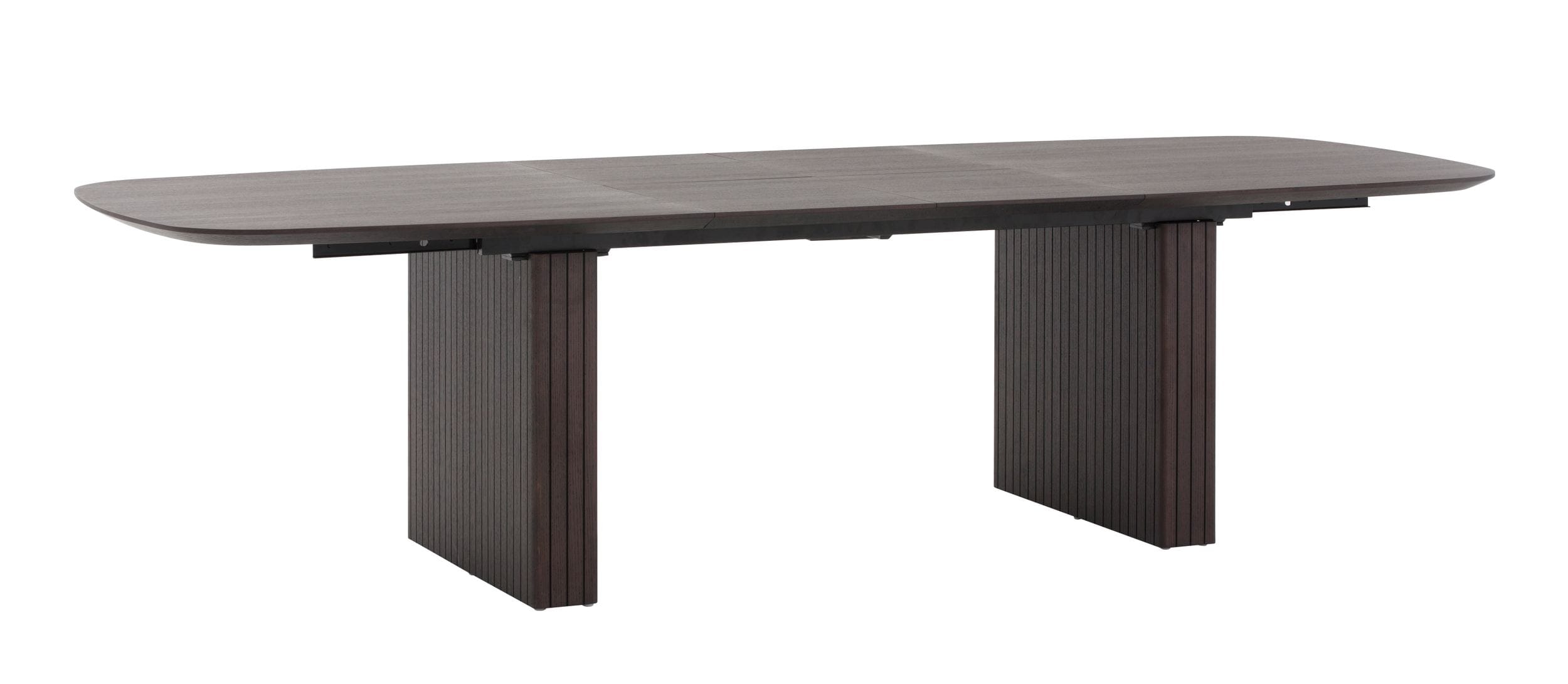 Modrest Calhoun - Modern Smoked Oak Extendable Dining Table-Dining Table-VIG-Wall2Wall Furnishings