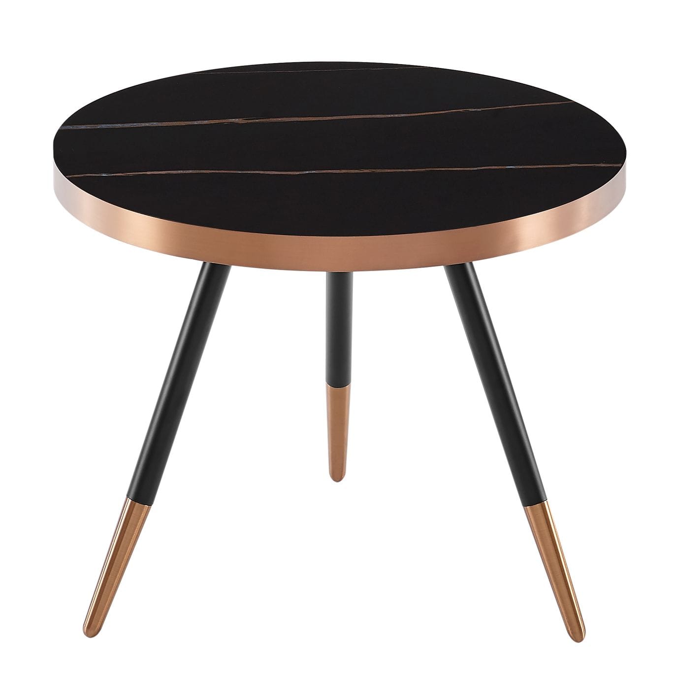 Modrest Cayson - Modern Black Ceramic Small Coffee Table-Coffee Table-VIG-Wall2Wall Furnishings