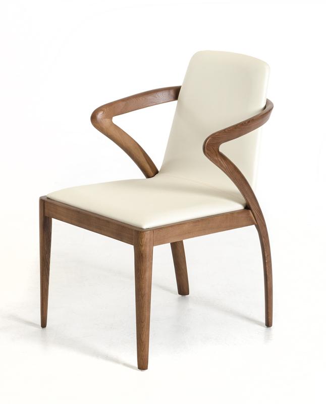 Modrest Falcon Modern Cream Dining Chair-Dining Chair-VIG-Wall2Wall Furnishings