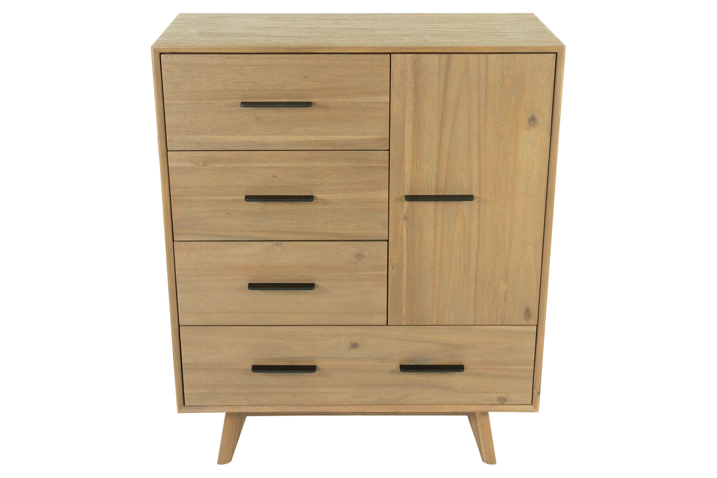 Modrest Claire - Contemporary Natural Light Mocha Acacia Chest-Chest-VIG-Wall2Wall Furnishings