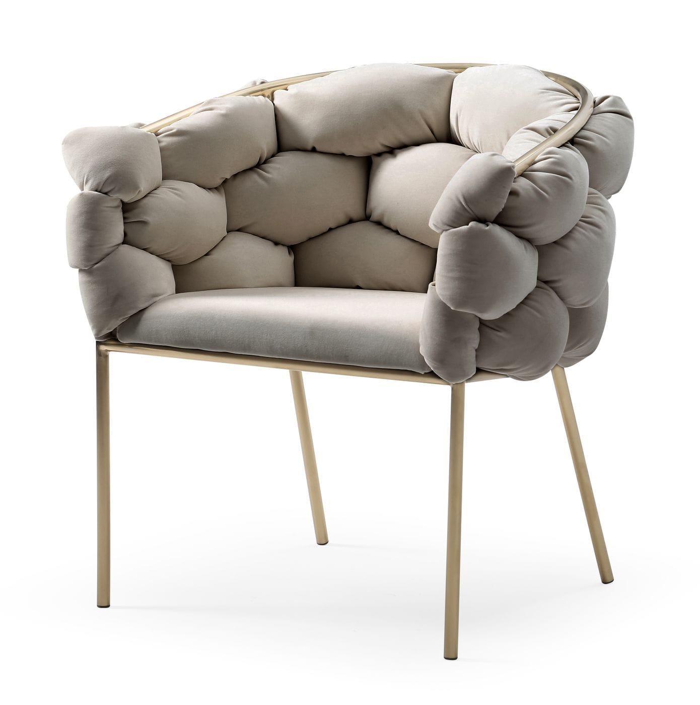 Modrest Debra - Modern Grey Fabric Dining Chair-Dining Chair-VIG-Wall2Wall Furnishings