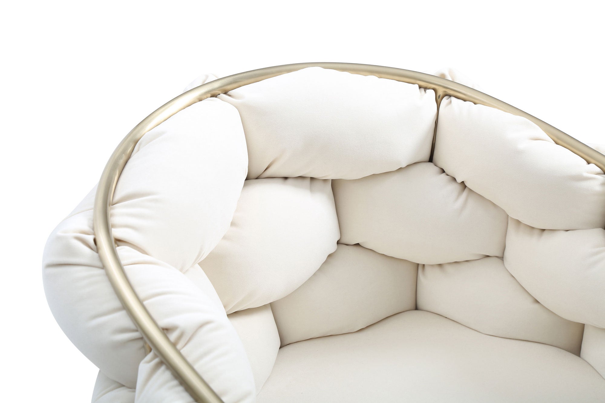 Modrest Debra Modern White Fabric Dining Chair-Dining Chair-VIG-Wall2Wall Furnishings