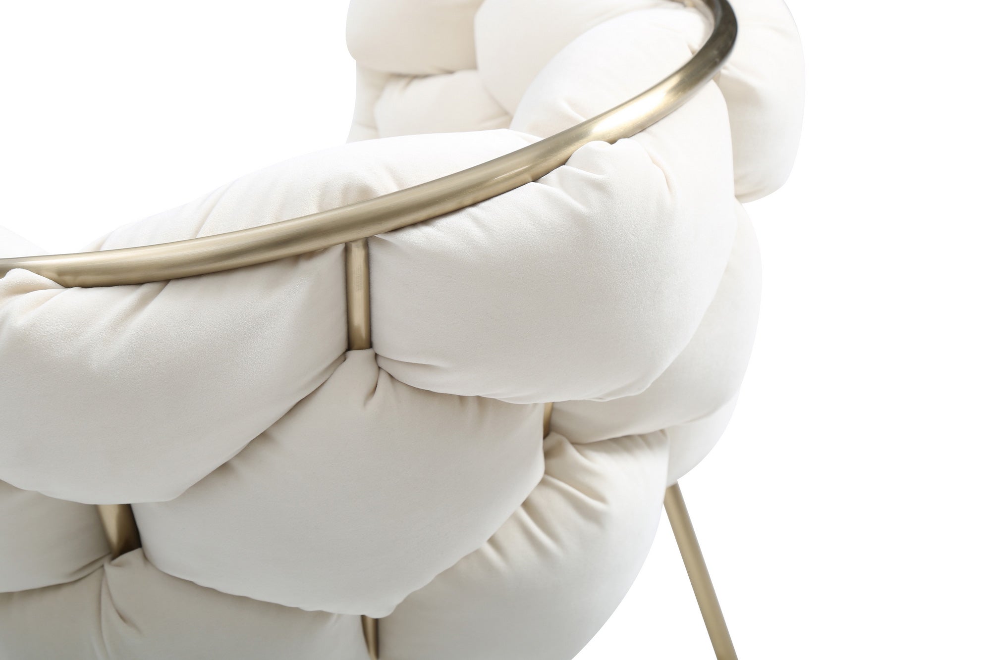 Modrest Debra Modern White Fabric Dining Chair-Dining Chair-VIG-Wall2Wall Furnishings