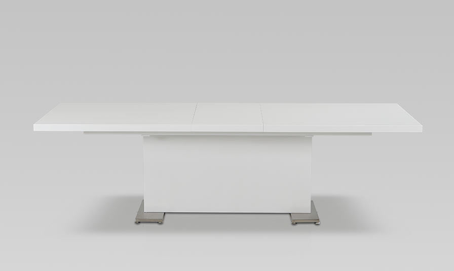 Modrest Bono "T" - Modern White Dining Table-Dining Table-VIG-Wall2Wall Furnishings