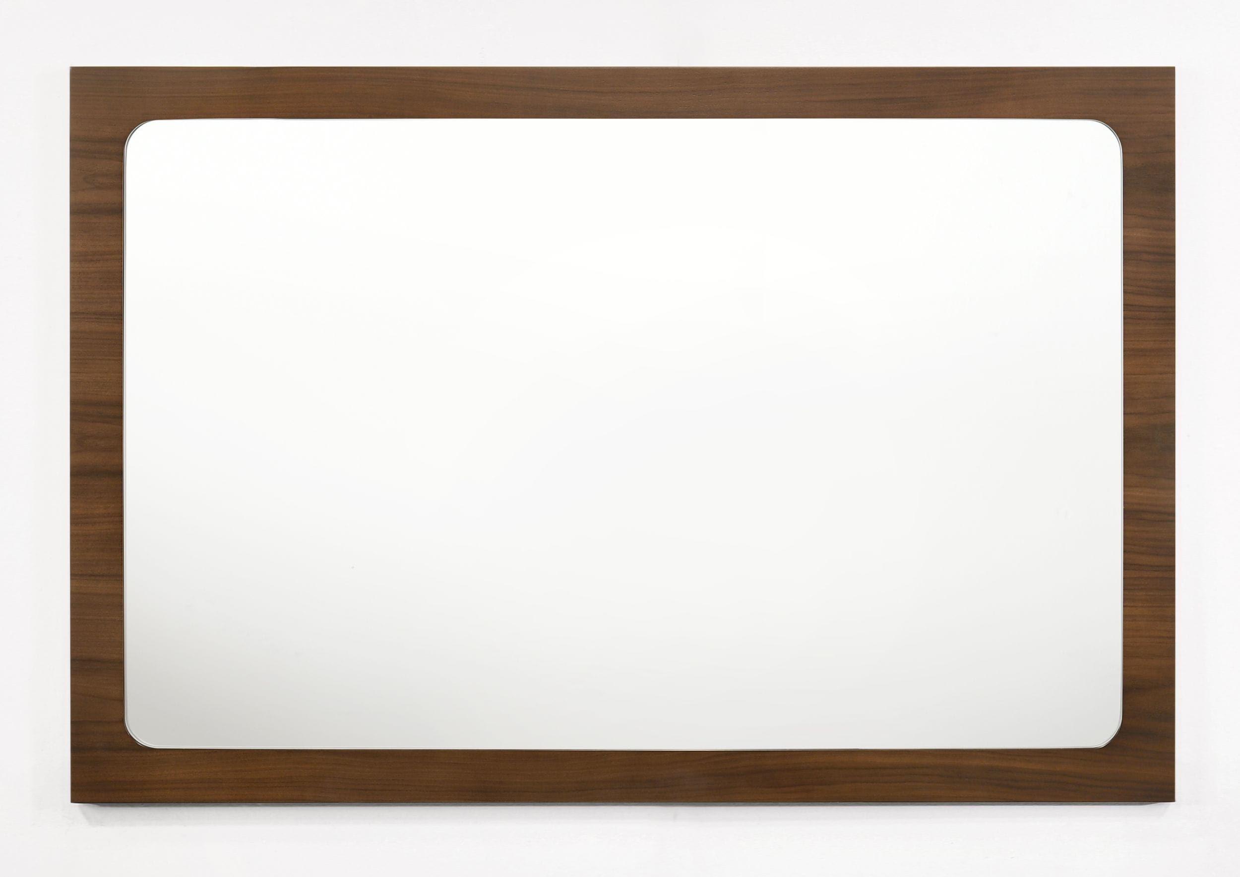 Modrest Dustin - Modern Walnut Mirror-Mirror-VIG-Wall2Wall Furnishings