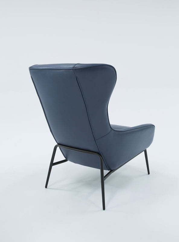 Divani Casa Susan Modern Leatherette Lounge Chair-Lounge Chair-VIG-Wall2Wall Furnishings