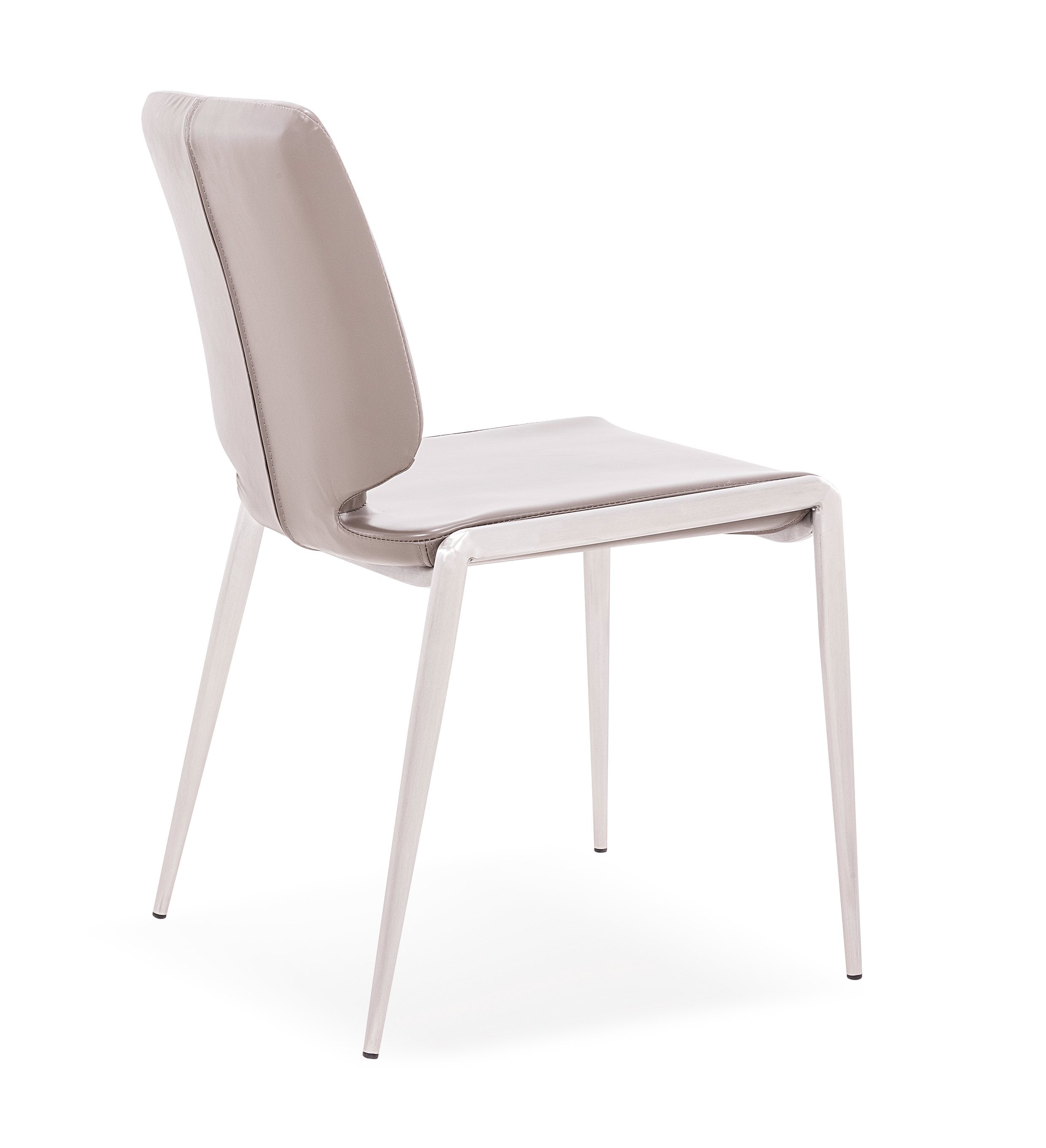 Modrest Eileen - Modern Dark Grey Eco-Leather Dining Chair (Set of 2)-Dining Chair-VIG-Wall2Wall Furnishings