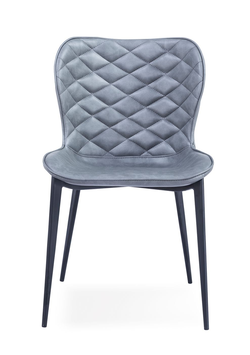 Modrest Felicia - Modern Grey & Black Dining Chair (Set of 2)-Dining Chair-VIG-Wall2Wall Furnishings