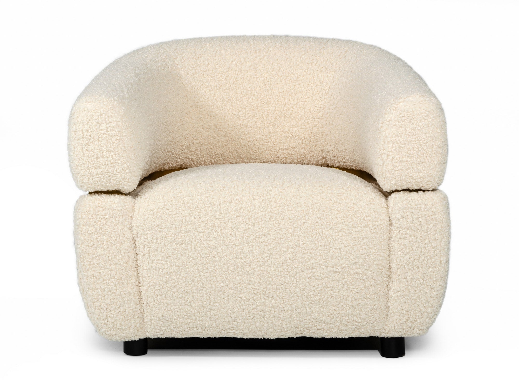 Divani Casa Gannet - Glam Beige Fabric Chair-Lounge Chair-VIG-Wall2Wall Furnishings