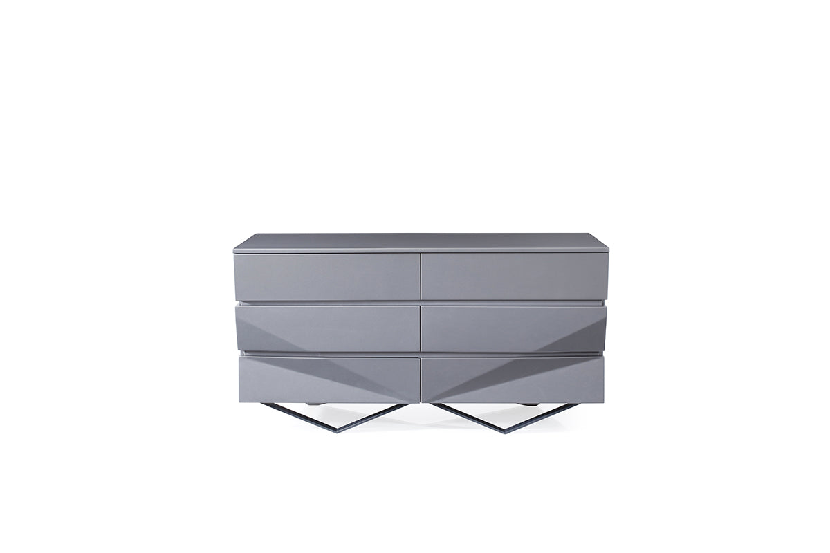 Modrest Duke Modern Grey Dresser-Dresser-VIG-Wall2Wall Furnishings