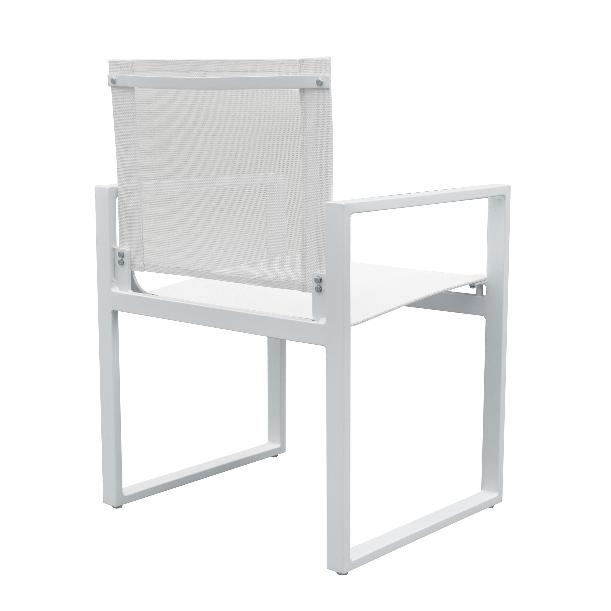 Renava Kayak - Modern White Outdoor Dining Armchair (Set of 2)-Outdoor Chair-VIG-Wall2Wall Furnishings
