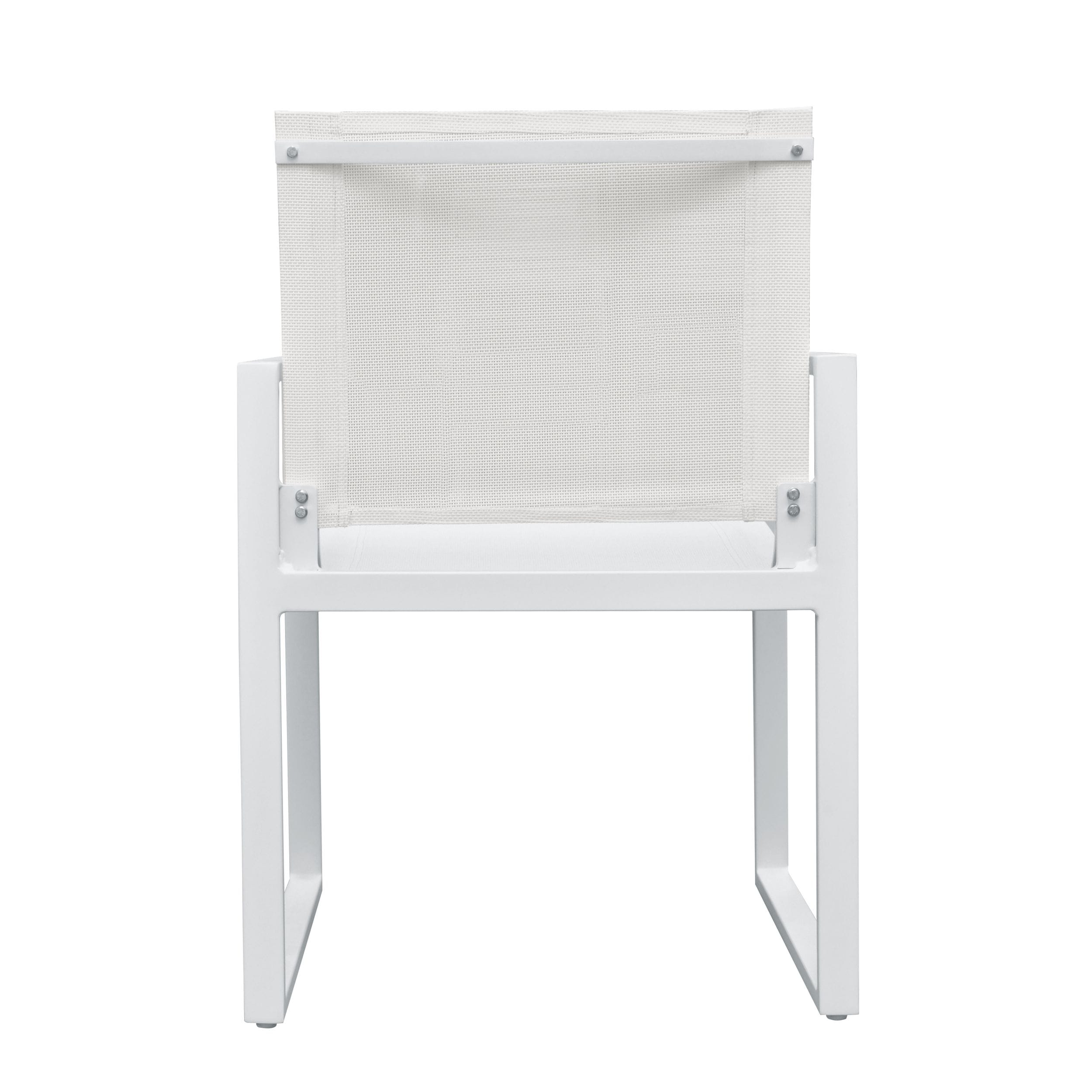 Renava Kayak - Modern White Outdoor Dining Armchair (Set of 2)-Outdoor Chair-VIG-Wall2Wall Furnishings