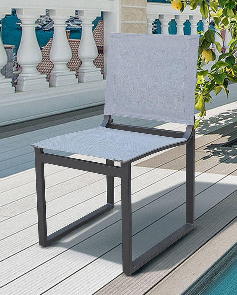 Renava Kayak - Modern Outdoor Dark Charcoal Dining Chair (Set of 2)-Outdoor-VIG-Wall2Wall Furnishings