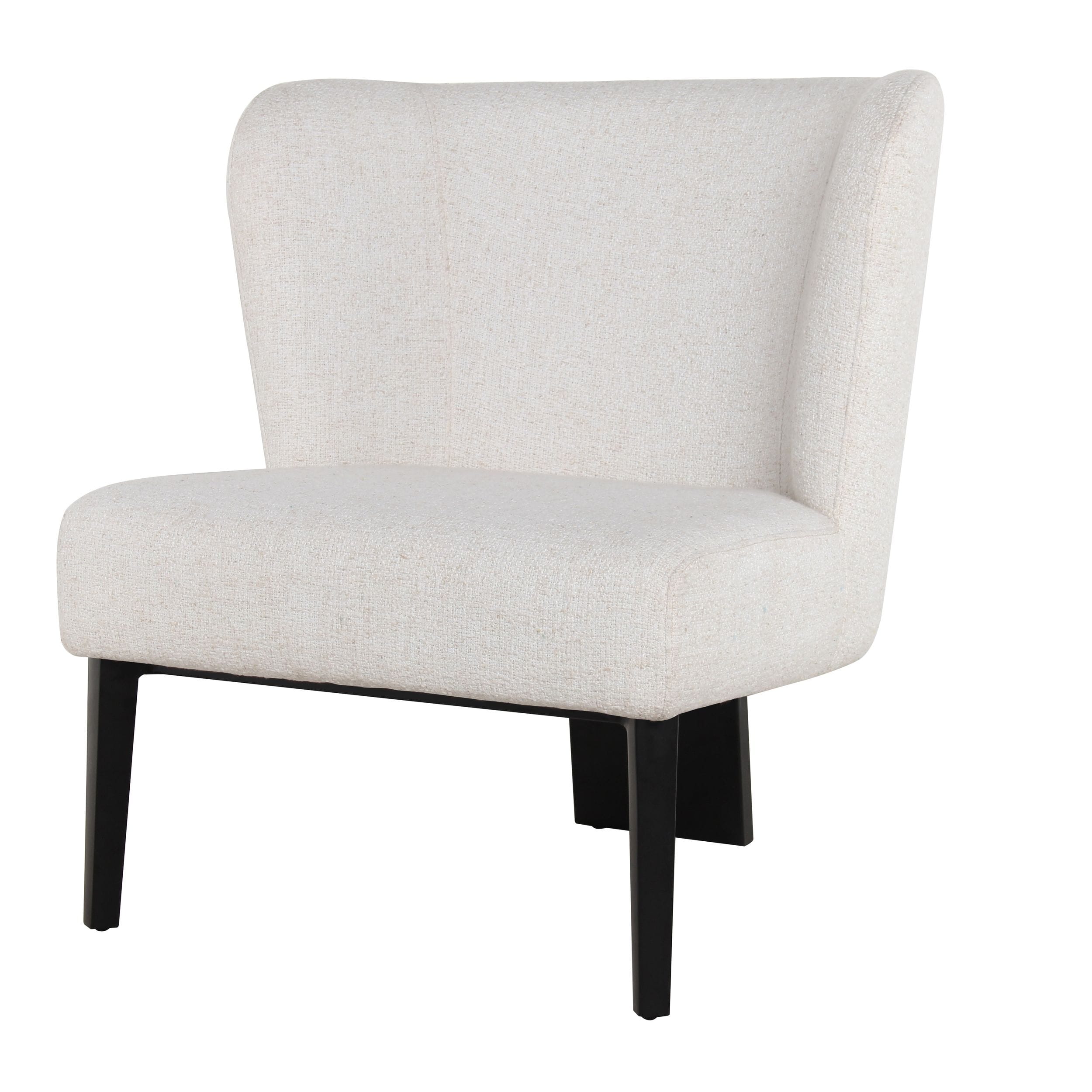 Divani Casa Ladean - Modern White Accent Chair-Lounge Chair-VIG-Wall2Wall Furnishings