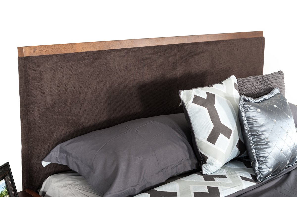 Modrest Marshall Mid-Century Modern Fabric Bed-Bed-VIG-Wall2Wall Furnishings
