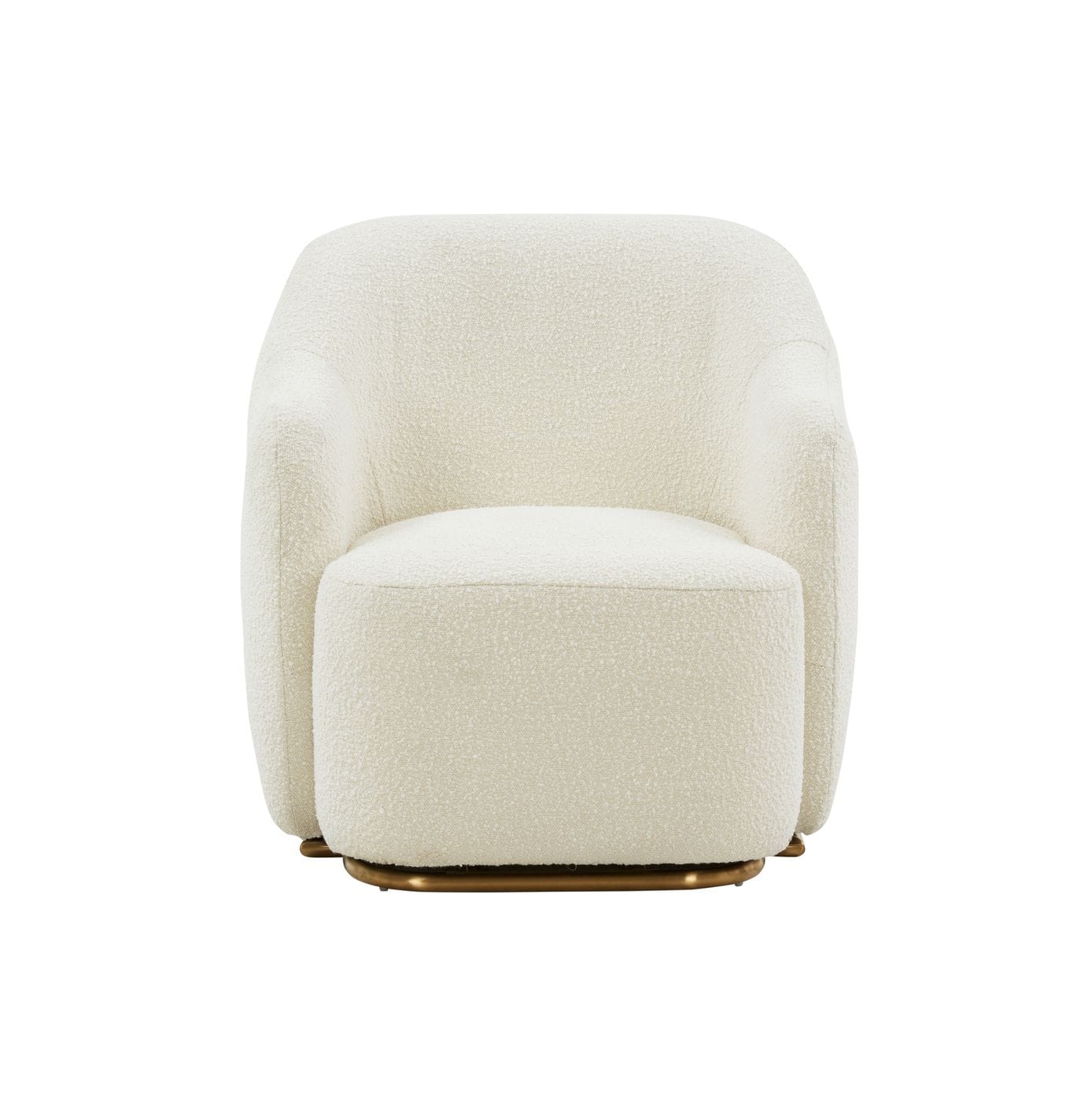 Modrest Masha Modern Off White Sherpa Accent Chair-Lounge Chair-VIG-Wall2Wall Furnishings